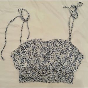 Cropped floral Princess Polly top